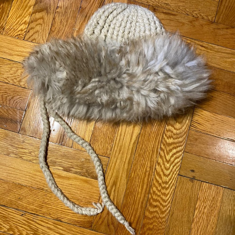 Vintage Italian Lambswool Winter Hat